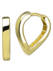 GoldDream Gold, 333er Gelbgold Damen Creolen Herz Ohrring ca. 16mm