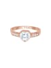 Elli Ring 925 Sterling Silber Herz in Rosegold