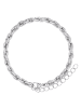 Steel_Art Armband Damen Nadia silberfarben in silberfarben poliert