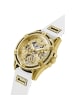 Guess Damen-Armbanduhr Queen Weiß/Goldfarben