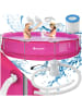 tectake Swimming Pool rund mit Stahlrahmen und Filterpumpe Ø 360 x 76 cm