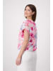 monari T-Shirt in pink gemustert