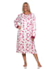 NORMANN Nachthemd langarm Kuschel interlock - 81958 in creme