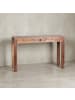 KADIMA DESIGN Konsolentisch MUMBAI Massivholz Konsole mit 1 Schublade in Akazie