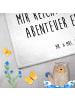 Mr. & Mrs. Panda Kinderhandtuch Einhorn Bergsteiger mit Spruch in Weiß
