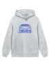 F4NT4STIC Hoodie Retro Car Japanese Streetstyle in grau meliert