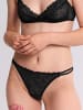 Erlich Textil  String FLUID LACE STRING in black