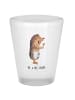 Mr. & Mrs. Panda Schnapsglas Igel Wein ohne Spruch in Transparent