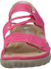 rieker Komfort-Sandalen in fuchsia/fuchsia-white