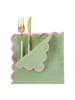 Butlers Serviette SUMMER CHEER 6er-Set in Grün / Pink