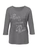 Sieh an! 3/4-Arm-Shirt in grau