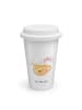 Mr. & Mrs. Panda ToGo Kaffeebecher Kaffee Gespenst ohne Spruch in Weiß