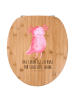 Mr. & Mrs. Panda Toilettenbrille Axolotl Glücklich mit Spruch in Braun