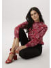 Aniston SELECTED Schlupfbluse in rot-rosa-braun