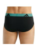 adidas 3er Pack Brief Active Flex Cotton in Schwarz