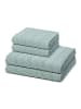 Ross 2 X Handtuch 2 X Duschtuch im Set Sensual Skin Zopf in Jade