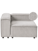 Beliani Sofaelement ARDAL in Beige/Schwarz - (W) 120 x (H) 68 x (L) 120 cm rechtsseitig