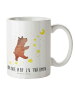 Mr. & Mrs. Panda Kindertasse Bär Träume mit Spruch in Weiß