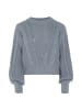 Women Sweater in Blau Grau