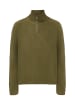 Herren Fleecepullover in Khaki