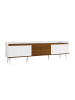TV Schrank 160 cm Dreitüriger Unterschrank Weiß