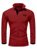 Poloshirt OWEN in Bordeaux/Schwarz