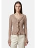 Strickjacke in TAUPE
