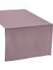 Baumwolle Tischläufer Tulsa in mauve