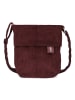 Mademoiselle.M Umhängetasche 22 cm cord bordeaux