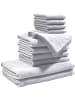 Frottier, Leichtfrottier Frottier-Set 14-teilig Oceanside in silber
