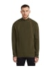 Structured Half Zip Knit dark olive