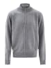 Herren Cardigan in Hellgrau Melange
