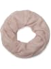 Loop Schal mit Glitzer in Altrose dunkel