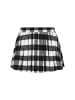 Women Skirt in black white check
