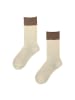 Socken Cosmic Block wärmend in Pearl white