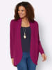 Strickjacke in magenta