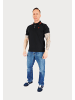 Poloshirt in schwarz