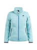 Mädchen Strickfleecejacke in Türkis Melange-280
