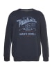 Sweatshirt in nachtblau