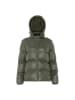 Damen Wattierte Winterjacke in Olive