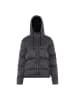 Damen Wattierte Winterjacke in dunkelgrau
