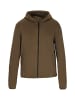 Herren Jacke in Khaki Schwarz