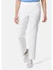 Bequeme Schlupfhose mit Stretchbund in weiß
