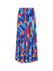 Women Skirt in orange multicolor