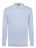 Pullover Mit Polokragen in Blau
