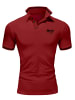 Poloshirt GABRIEL in Bordeaux/Schwarz