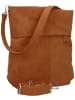 Handtasche Mademoiselle M12 in Nubuk-Cognac
