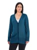 Strickjacke in blaugrün