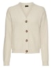 Strickjacke in beige-melange
