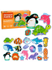 Lean Toys Magnetisches Puzzle Meerestiere Kühlschrankmagnete Lernspielzeug